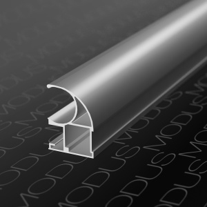 Профиль вертикальный асимметричный MS125V Серебро (A00)